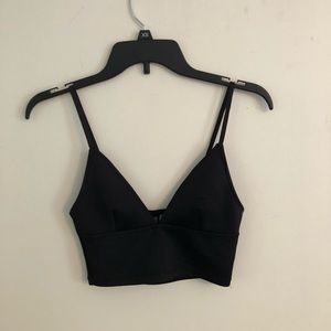 Black crop top